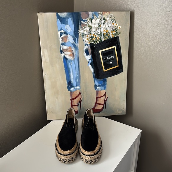 FP Collection - Eden Double Stack Espadrilles size 10.5/41 - Picture 2 of 8